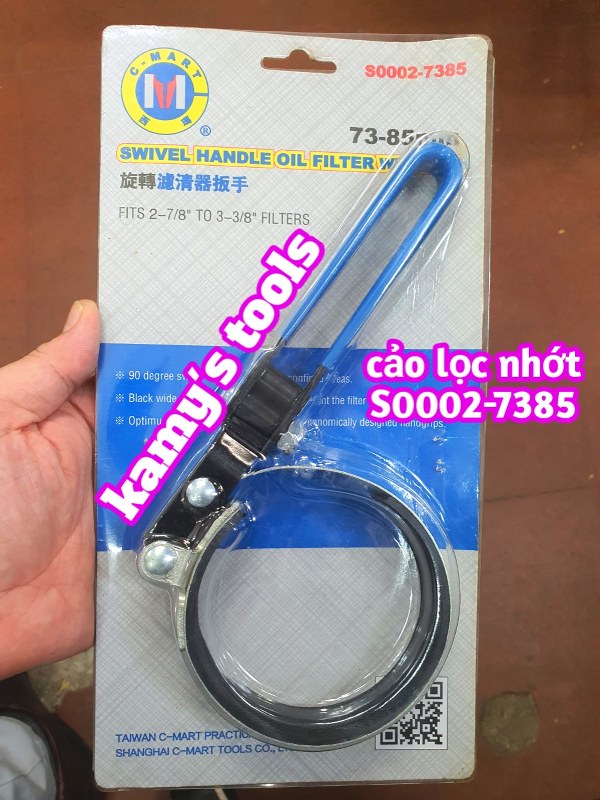 Dụng cụ cảo vam tháo mở lọc nhớt lọc dầu 73-85mm S0002-7385 C-mart