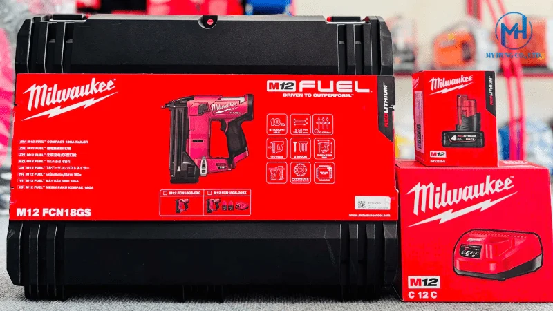 Máy bắn đinh dùng pin Milwaukee M12 FCN18GS