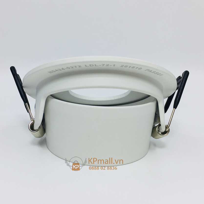 khung vien oval chong loa den led chieu diem kc1 simon n0424-0272