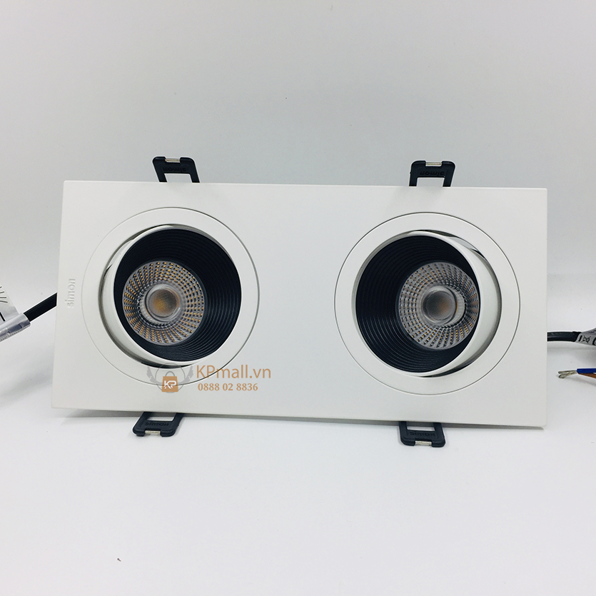 khung vien den led chieu diem kc1 simon n0424-0280