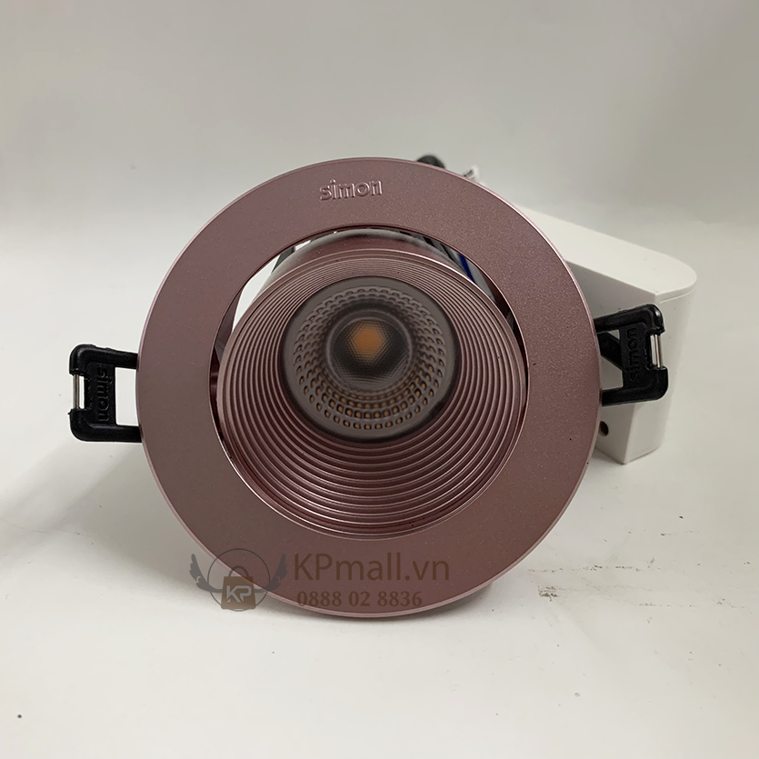 huong dan lap dat khung vien den led spotlight kc1 simon mau vang hong n0424-0395
