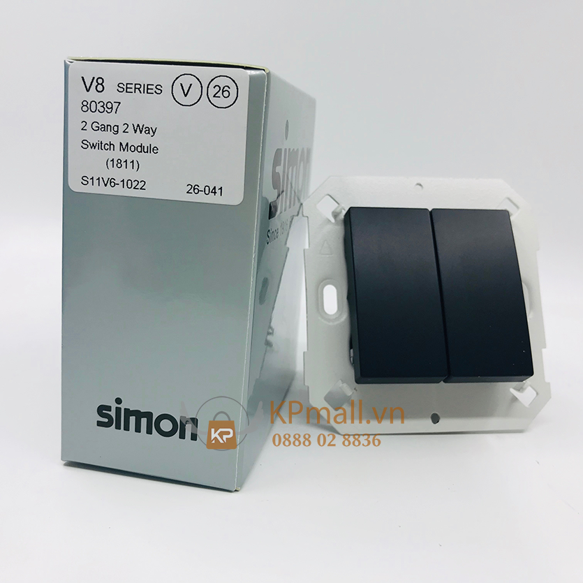 noi mua cong tac doi 2 chieu simon mau den simon v8 80397-26