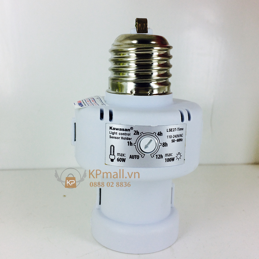 công ty bán chính hãng đui đèn cảm ứng ánh sáng kawasan lse27-time