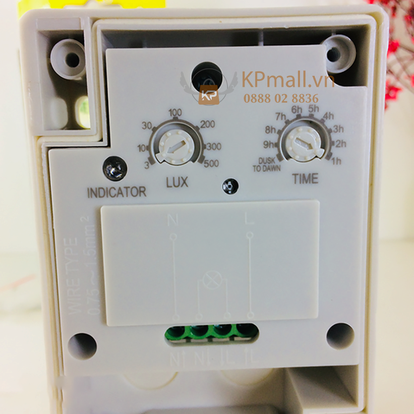 công tắc cảm ứng ánh sáng bật tắt đèn khi trời tối kawasan ls20a time
