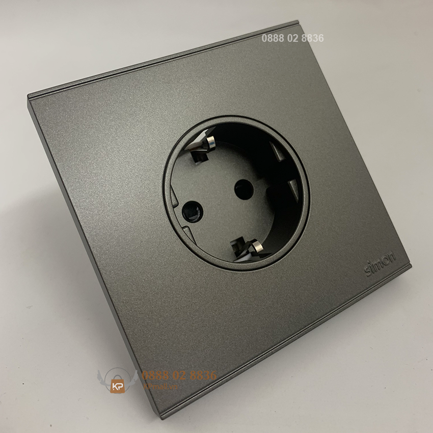 noi ban o cam schuko co chan tiep dia simon e6 721687-61