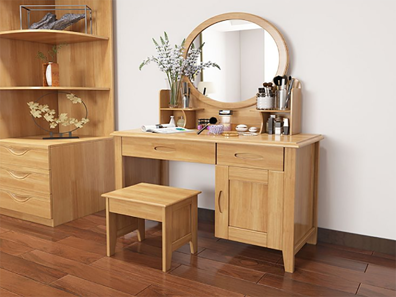 Mẫu bàn trang điểm gỗ tự nhiên