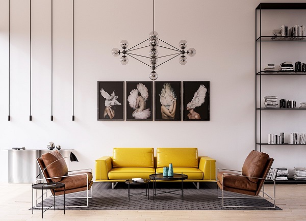 Nguyên lý thiết kế nội thất: Yếu tố kết nối nhịp điệu