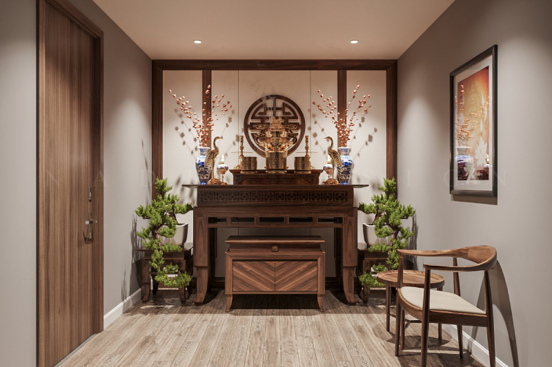 Phòng thờ trang nghiêm