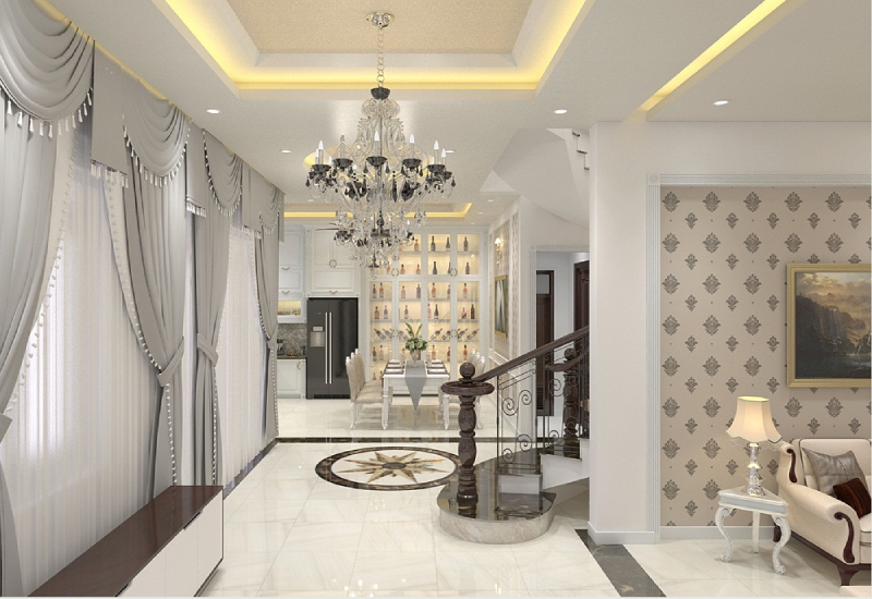 Thiết kế nội thất tân cổ điển