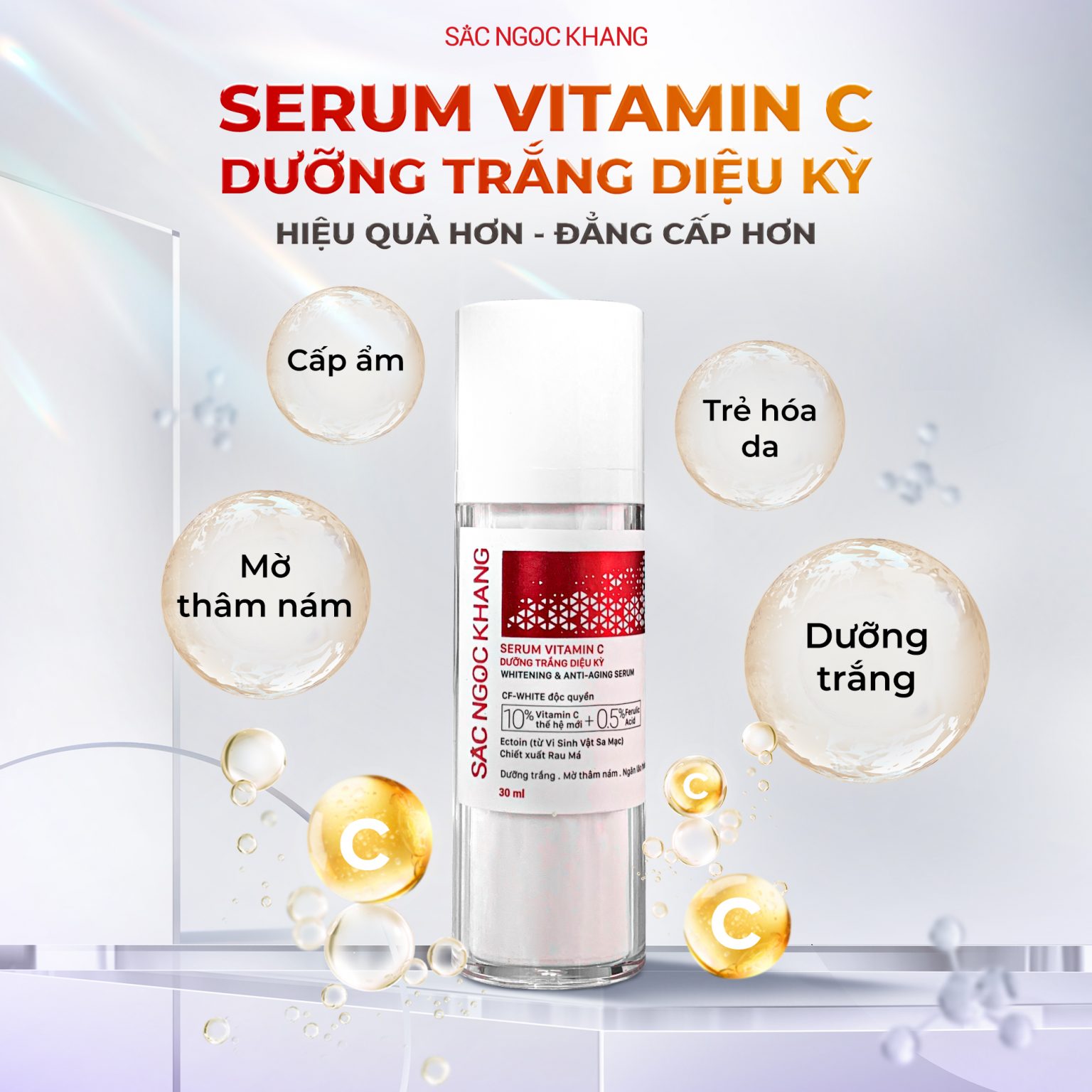 Serum Dưỡng Trắng Diệu Kỳ Sắc Ngọc Khang