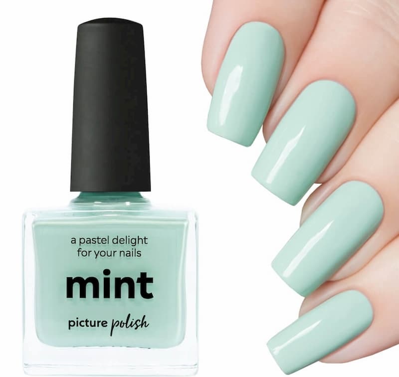 Gợi Ý Mẫu Nail Xanh Mint Cực Xinh Để Nàng Tỏa Sáng