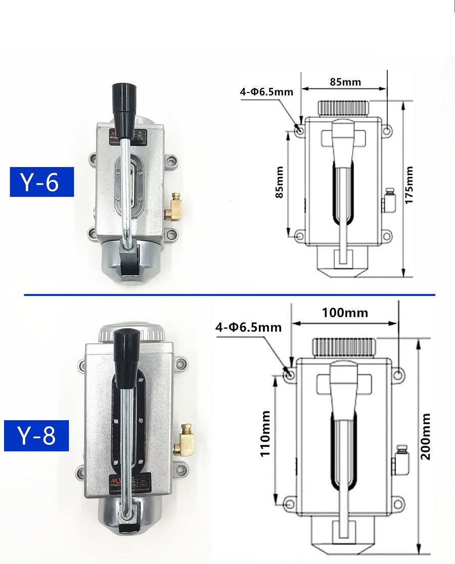 bơm bôi trơn bằng tay Y-8 | Phụ kiện hệ thống bôi trơn