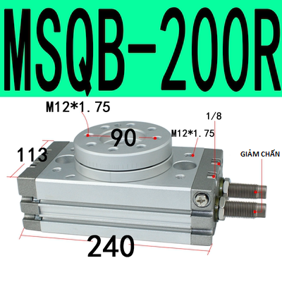 Xi lanh quay MSQB series