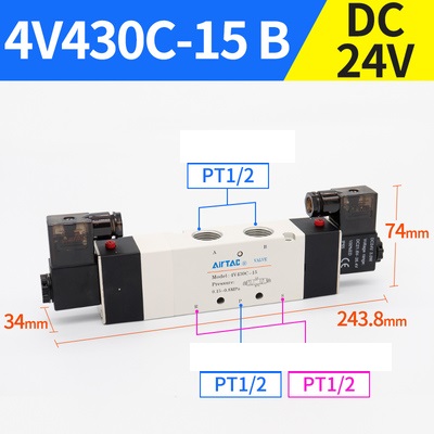 van điện từ 4V410-15 / 4V420-15 / 4V430C-15 Airtac  Chính hãng