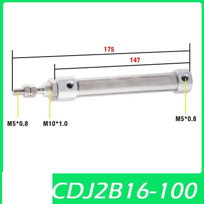 Xi lanh CDJ2B16-5/10/15/20/25/30/35/40/45/50/60/75/100/125/150/175/200ZB