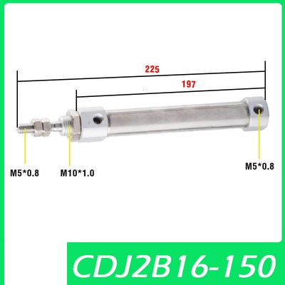 Xi lanh CDJ2B16-5/10/15/20/25/30/35/40/45/50/60/75/100/125/150/175/200ZB