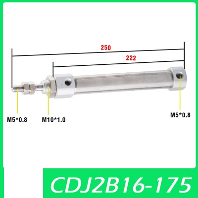Xi lanh CDJ2B16-5/10/15/20/25/30/35/40/45/50/60/75/100/125/150/175/200ZB