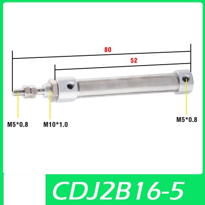 Xi lanh CDJ2B16-5/10/15/20/25/30/35/40/45/50/60/75/100/125/150/175/200ZB