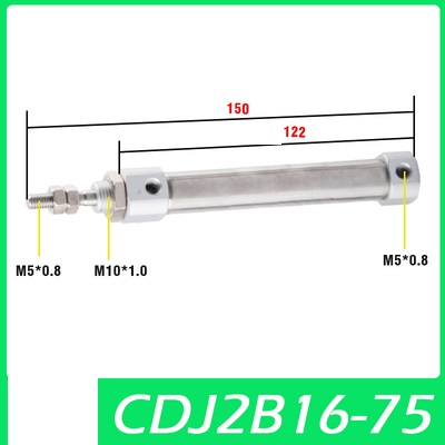 Xi lanh CDJ2B16-5/10/15/20/25/30/35/40/45/50/60/75/100/125/150/175/200ZB
