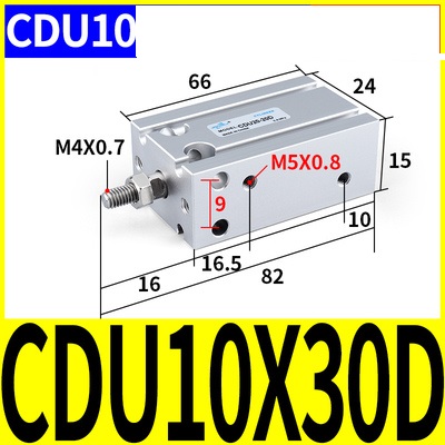 Xi lanh CDU10-5/10/15/20/25/30/35/40/45/50D