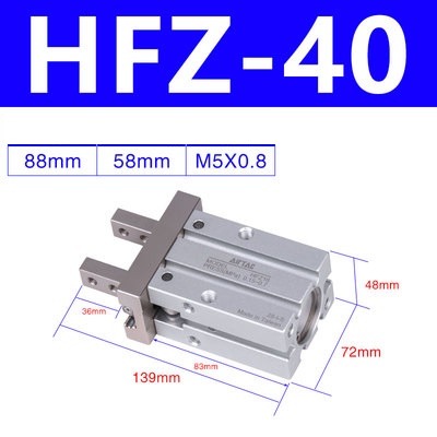 Xi lanh kẹp khí nén HFZ series