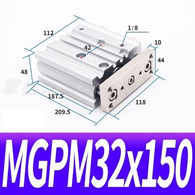 Xi lanh MGPM32-10/20/30/40/50/60/75/100/150Z/175/200/250Z