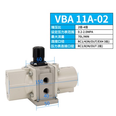 Bộ Tăng Áp SMC VBA10A/11A/20A/22A/40A/42A/43A series