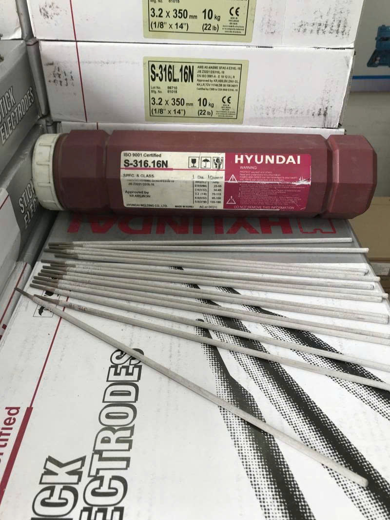 Bảo quản que hàn S-316.16N tại kho hàng khô ráo, tránh ẩm mốc