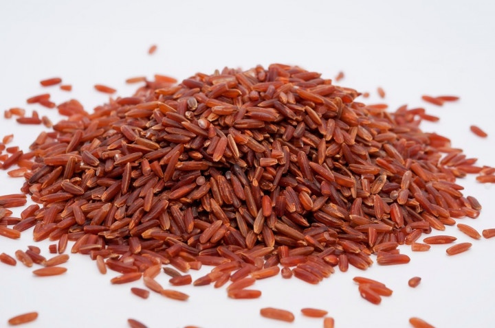 Gạo đỏ có chứa chất xơ và protein cao 