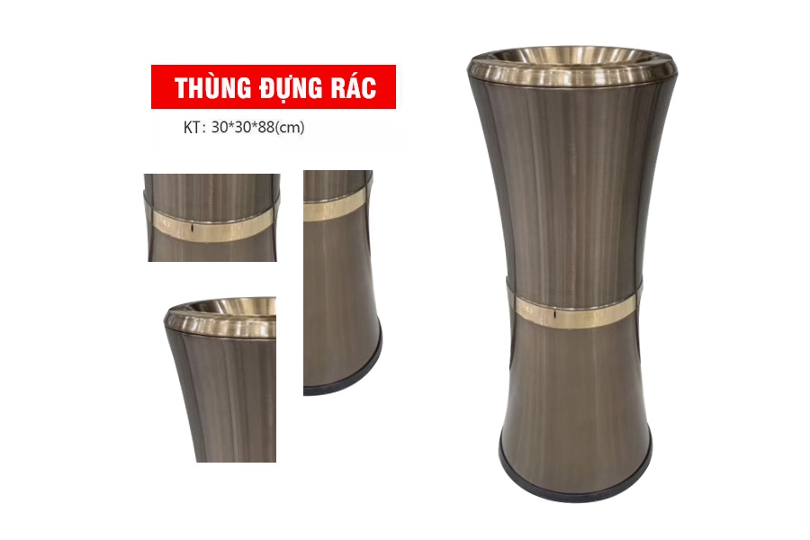 Thùng đựng rác cao cấp TDR 06