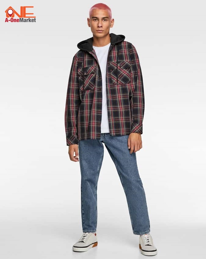 Áo Flannel hoodies