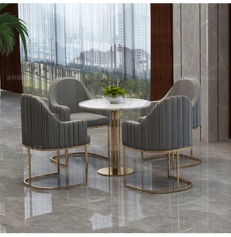 Bàn ghế nhà hàng sang trọng BGST n8