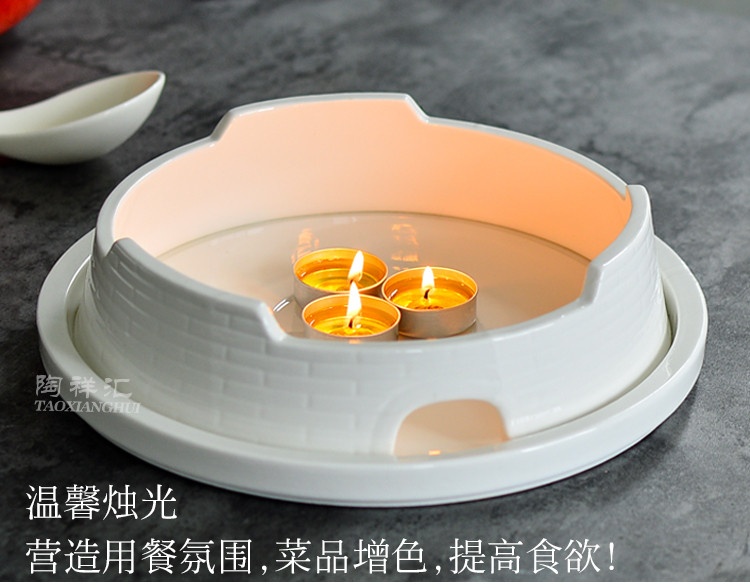 Bếp sứ hâm nóng thức ăn BSHN n3