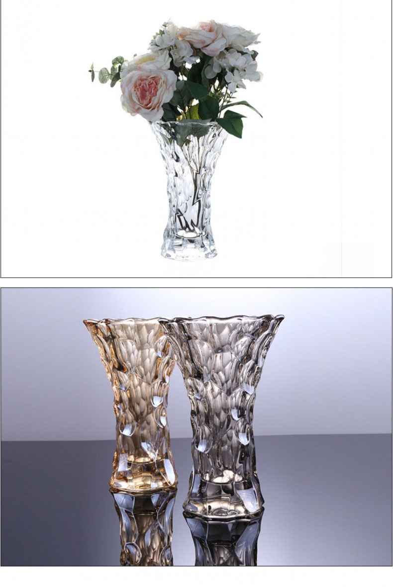 Bình hoa thủy tinh miệng loe BML n13