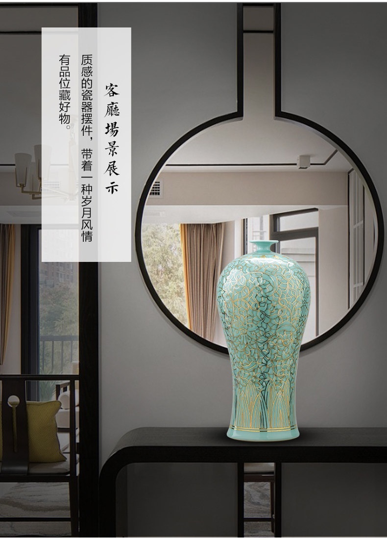 Bình sứ mẫu đơn hút tài lộc BSHM n6