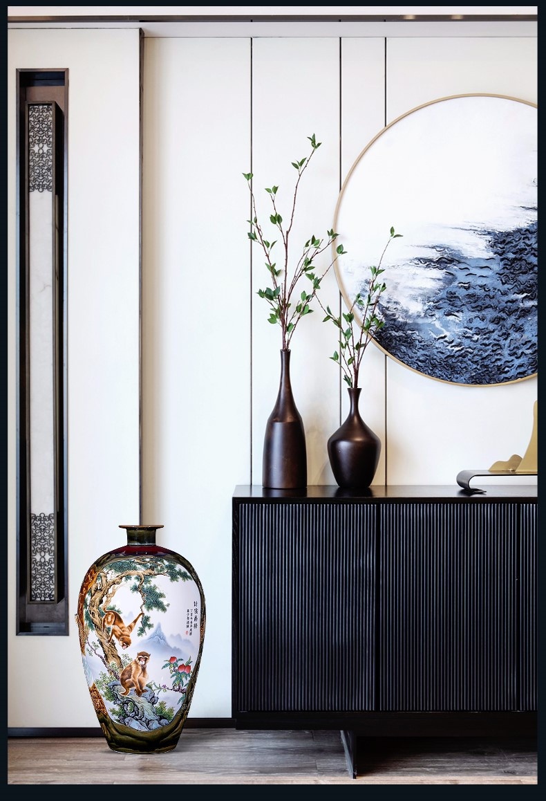 Bình sứ phong cách Trung Hoa BSTH n12