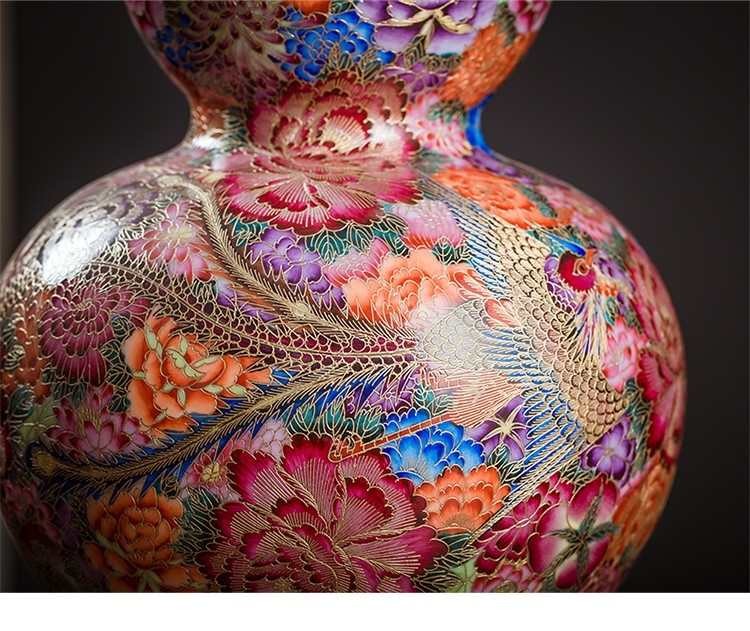 Bình sứ rồng phượng BSRP n11