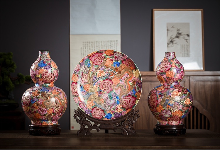 Bình sứ rồng phượng BSRP n2