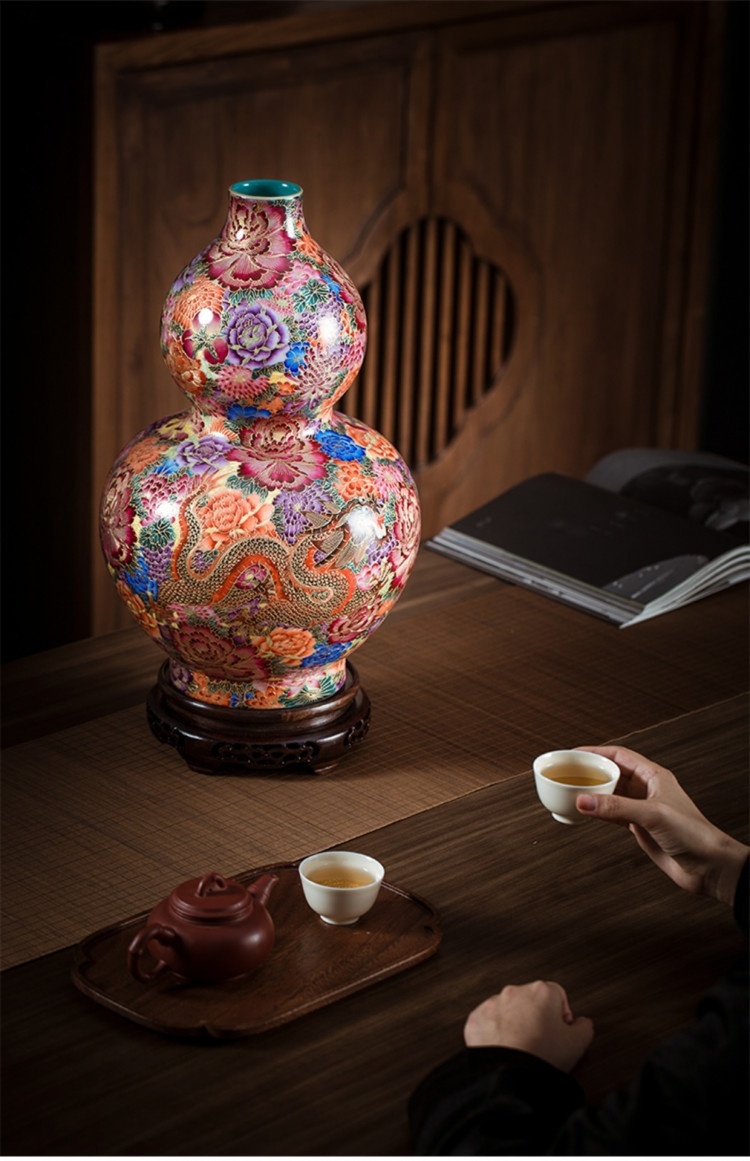 Bình sứ rồng phượng BSRP n21