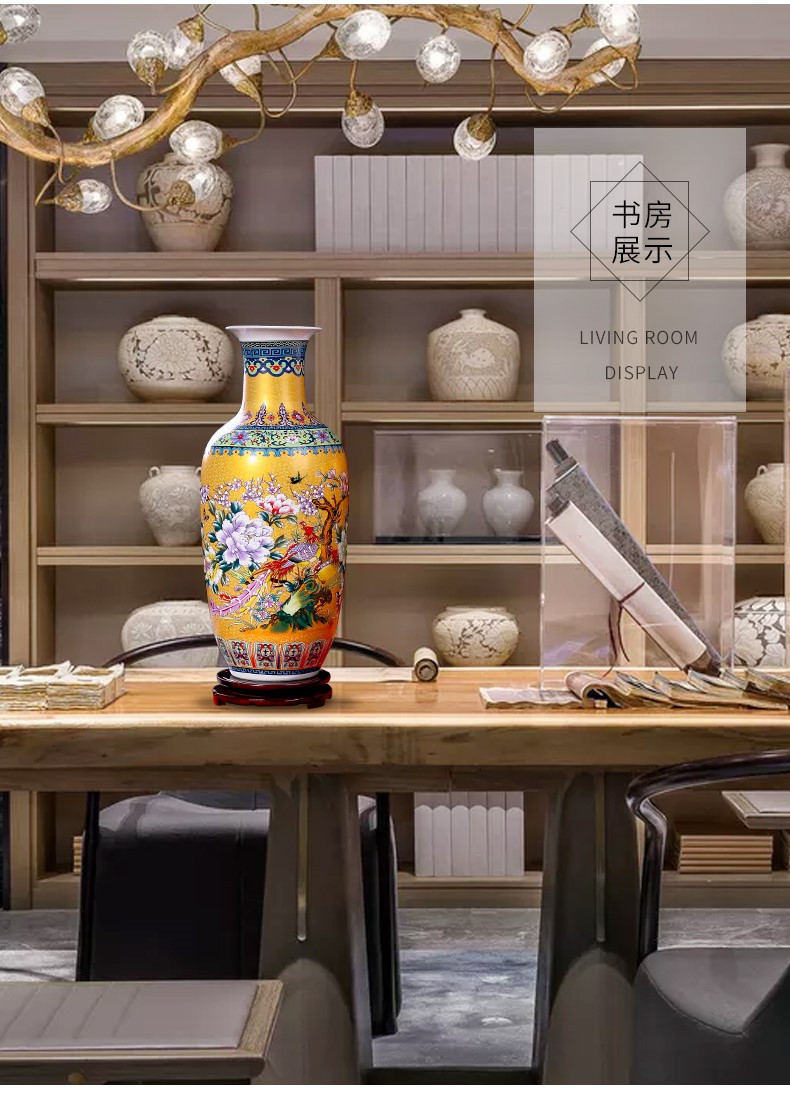 Bình sứ tráng men Giang Tây BSGT n11