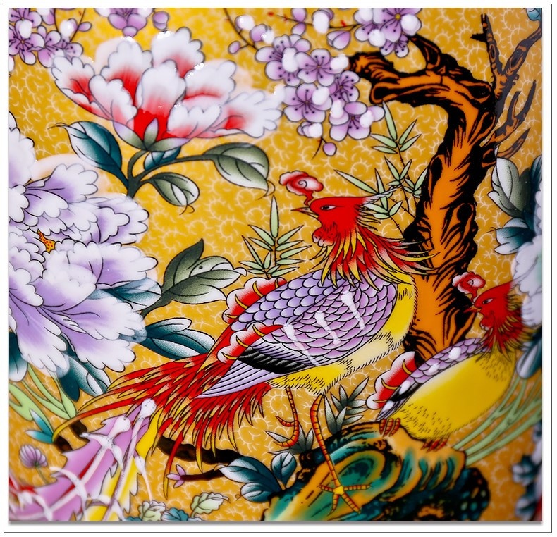 Bình sứ tráng men Giang Tây BSGT n13