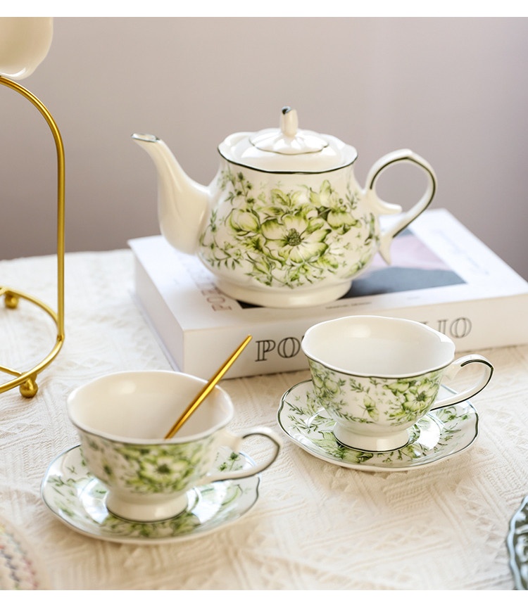 Bộ ấm trà phong cách Baroque BATP n11