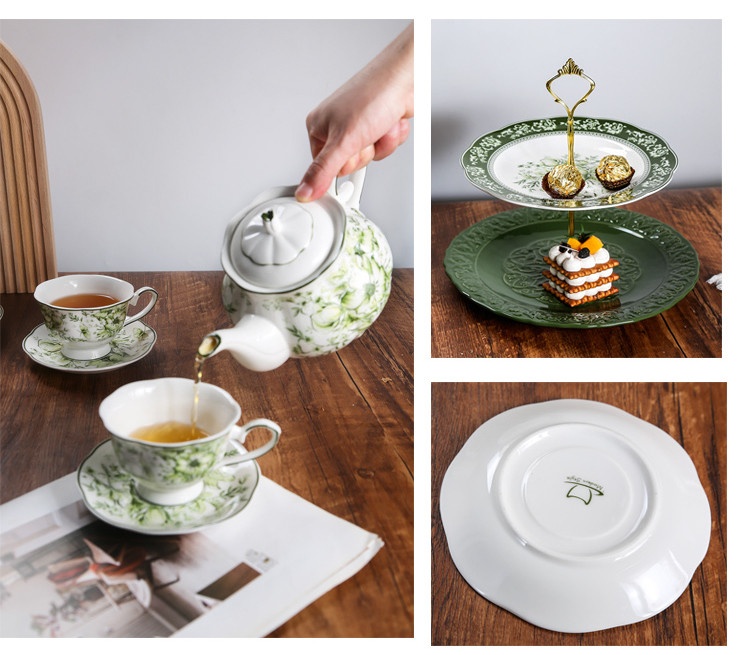 Bộ ấm trà phong cách Baroque BATP n15