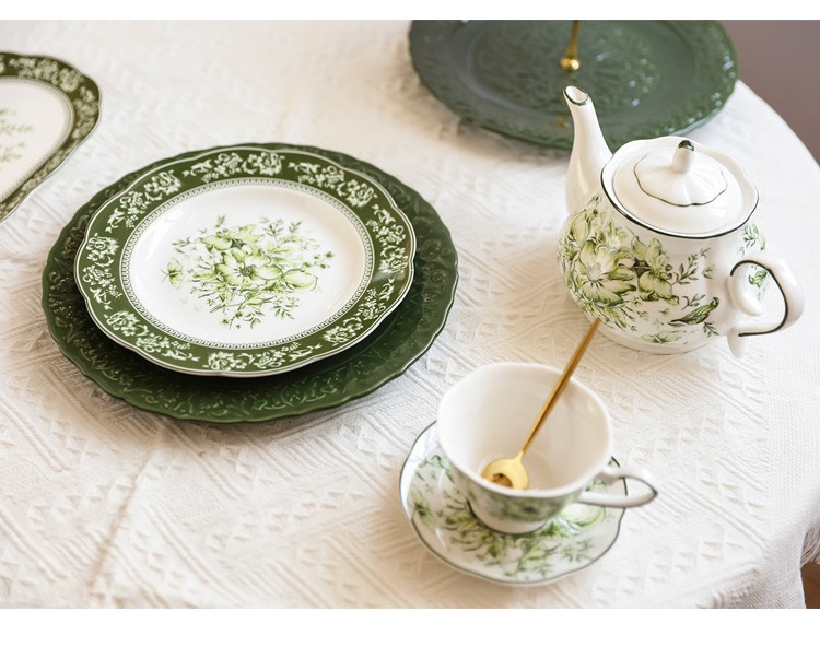 Bộ ấm trà phong cách Baroque BATP n6