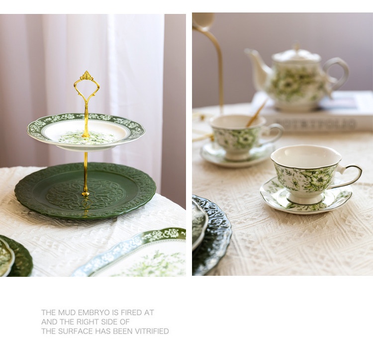 Bộ ấm trà phong cách Baroque BATP n7