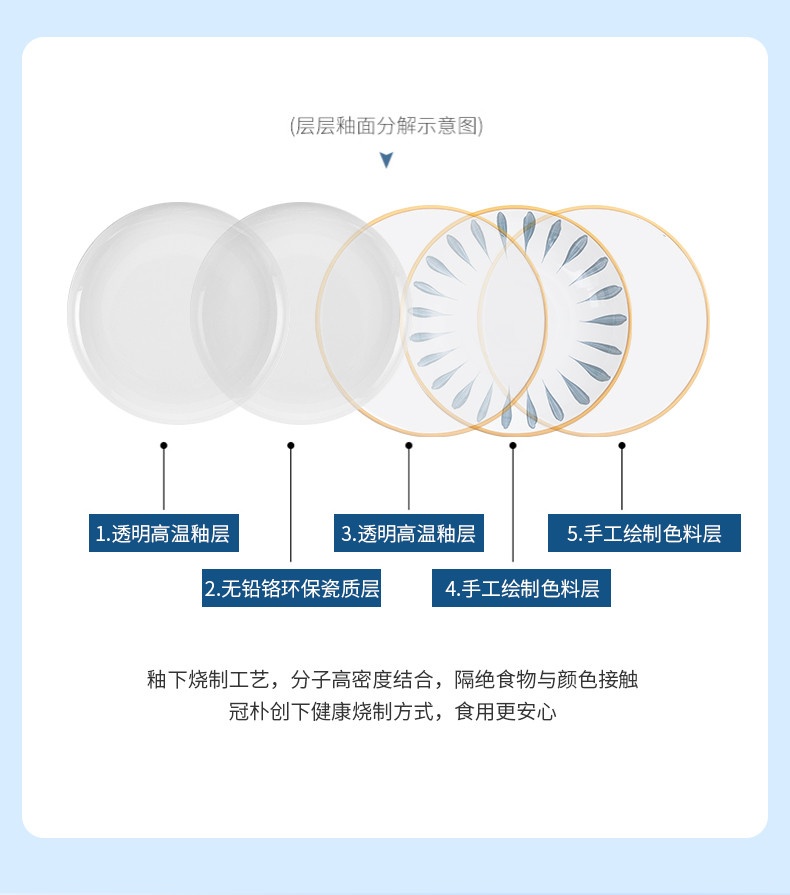 Bộ bát đĩa phong cách Nhật Bản BDNB n10