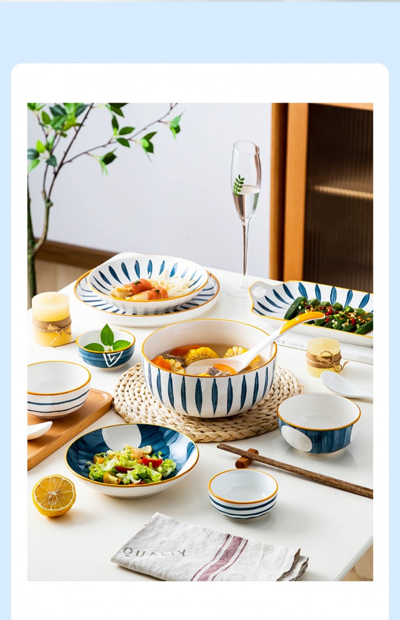 Bộ bát đĩa phong cách Nhật Bản BDNB n9