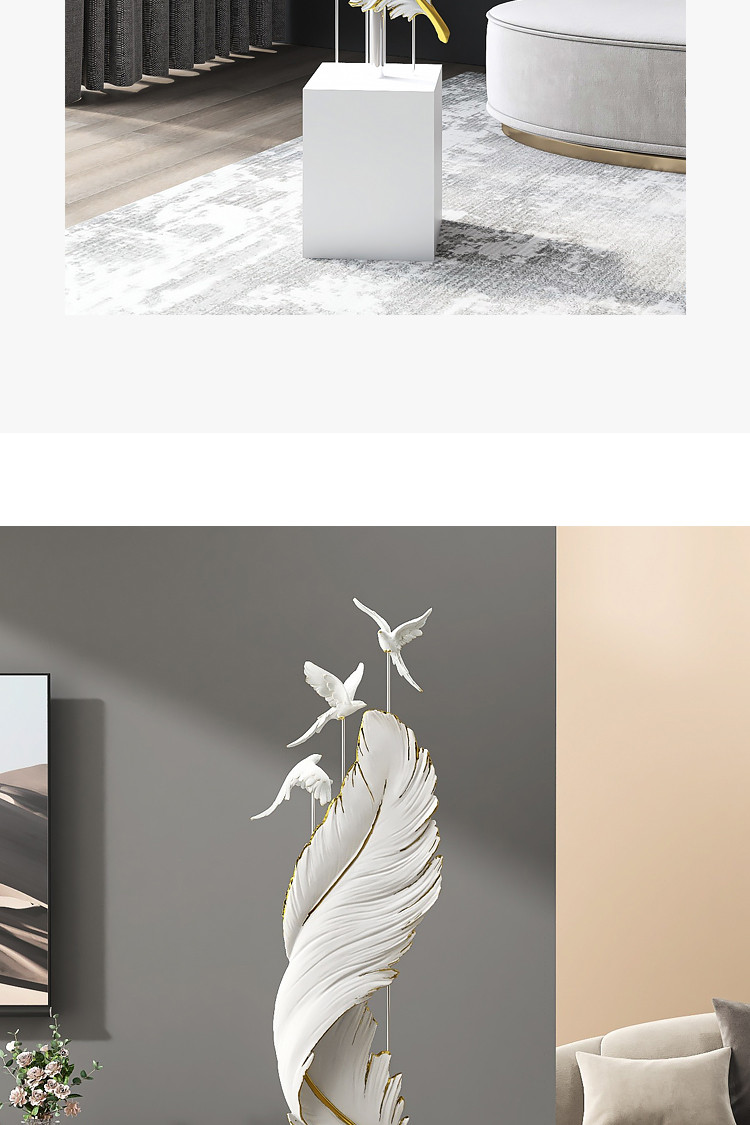 Decor lông vũ DLV 09