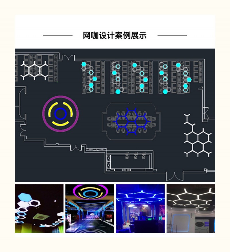 Đèn led hình học DLHH n3