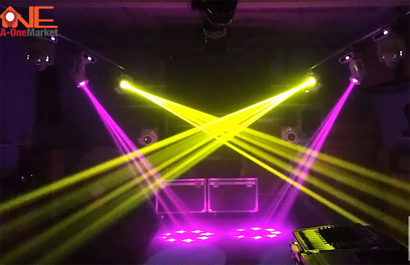 Đèn Moving Beam tạo ra các chùm tia sáng đẹp mắt